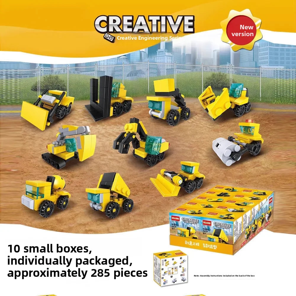 Insect Dinosaur Assembly Toy Blos Children's Day Gift for Boys Kindergarten Puzzle Building Blos Eonal Toys