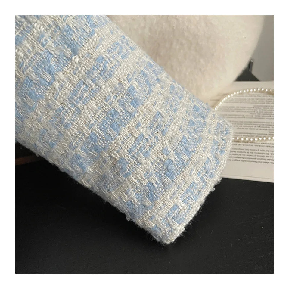 Children's Clothing Sets Tweed Scented Suit Fleece Coat + Pleated Skirt 2pcs Sets Baby Girl Clothes Kids Clothes 2 To 7 Years